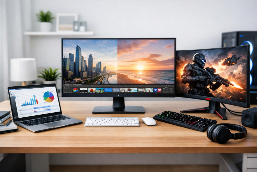 Rekomendasi Monitor: Pilihan untuk Kerja, Belajar, Gaming, dan Konten